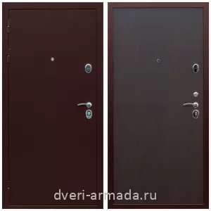 Входные двери Люксор, Недорогая дверь входная Армада Люкс Антик медь / МДФ 6 мм ПЭ Венге