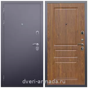 Офисные, Дверь входная Армада Люкс Антик серебро / МДФ 16 мм ФЛ-243 Морёная береза