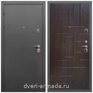 Входные двери с тремя петлями, Дверь входная Армада Гарант / МДФ 16 мм ФЛ-57 Дуб шоколад