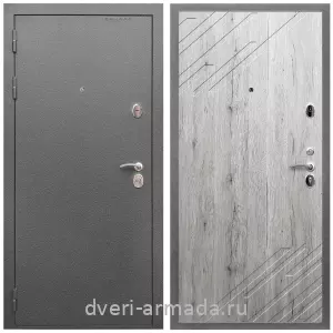 Входные двери Верона, Дверь входная Армада Оптима Антик серебро / МДФ 16 мм ФЛ-143 Рустик натуральный