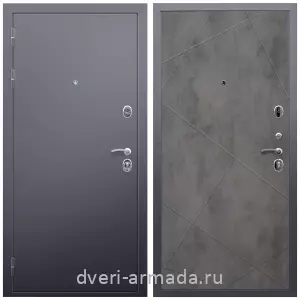 Входные двери Люксор, Дверь входная Армада Люкс Антик серебро / МДФ 10 мм ФЛ-291 Бетон темный