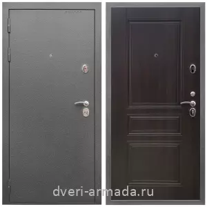 Входные двери Люксор, Дверь входная Армада Оптима Антик серебро / МДФ 6 мм ФЛ-243 Эковенге