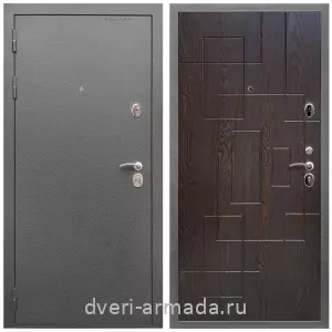 Входные двери Верона, Дверь входная Армада Оптима Антик серебро / МДФ 16 мм ФЛ-57 Дуб шоколад
