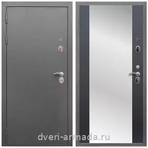 Входные двери с тремя петлями, Дверь входная Армада Оптима Антик серебро / МДФ 16 мм СБ-16 Венге