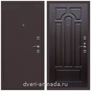 Входные двери Люксор, Дверь входная Армада Комфорт Антик медь / МДФ 6 мм ФЛ-58 Венге