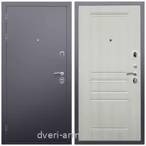 Входные двери толщиной 1.2 мм, Недорогая дверь входная в квартиру Армада Люкс Антик серебро / МДФ 6 мм ФЛ-243 Лиственница беж