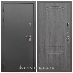 МДФ без фрезеровки, Дверь входная Армада Гарант / МДФ 6 мм ФЛ-138 Дуб Филадельфия графит