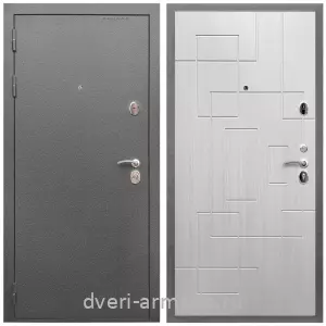 Входные двери Верона, Дверь входная Армада Оптима Антик серебро / МДФ 16 мм ФЛ-57 Белый жемчуг