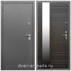 Входные двери с тремя петлями, Дверь входная Армада Оптима Антик серебро / МДФ 16 мм ФЛЗ-Сити Венге