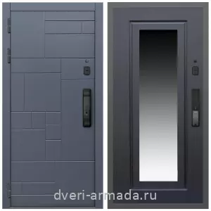 Двери оптом, Металлическая умная входная смарт-дверь Армада Аккорд МДФ 10 мм Kaadas K9 / МДФ 16 мм ФЛЗ-120 Венге