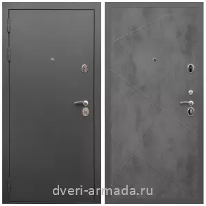 Входные двери с тремя петлями, Дверь входная Армада Гарант / МДФ 10 мм ФЛ-291 Бетон темный
