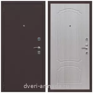 Входные двери Лондон, Дверь входная Армада Комфорт Антик медь / МДФ 6 мм ФЛ-140 Дуб белёный