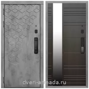 Входные металлические двери в Московской области, Дверь входная Армада Квадро МДФ 16 мм Kaadas K9 / МДФ 16 мм ФЛЗ-Сити, Венге
