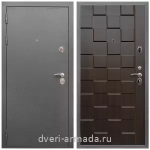Входные двери с тремя петлями, Дверь входная Армада Оптима Антик серебро / МДФ 16 мм ОЛ-39 Эковенге