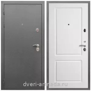 Входные двери Верона, Дверь входная Армада Оптима Антик серебро / МДФ 16 мм ФЛ-117 Белый матовый