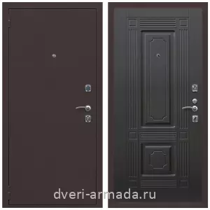 Входные металлические двери в Московской области, Дверь входная Армада Комфорт Антик медь / МДФ 6 мм ФЛ-2 Венге