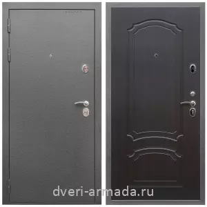 Входные двери Люксор, Дверь входная Армада Оптима Антик серебро / МДФ 6 мм ФЛ-140 Венге