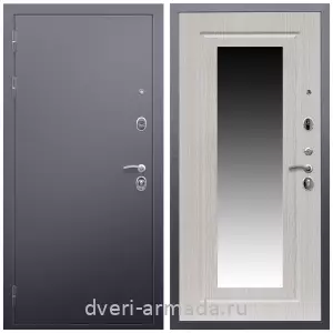 Левые входные двери, Дверь входная Армада Люкс Антик серебро / МДФ 16 мм ФЛЗ-120 Дуб белёный от производителя