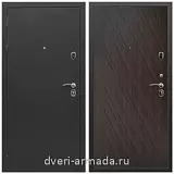 Дверь входная Армада Престиж Черный шелк / МДФ 16 мм ФЛ-86 Венге структурный