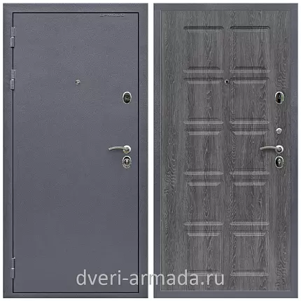 Дверь входная Армада Престиж Антик серебро / ФЛ-38 Дуб филадельфия графит